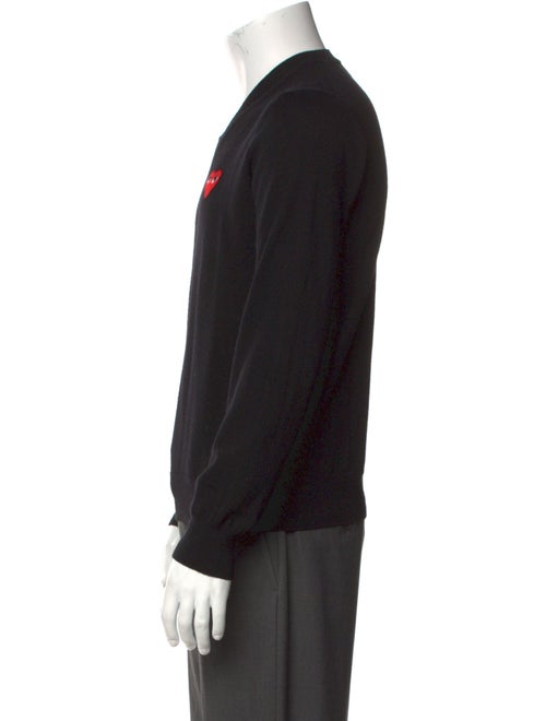 Comme des Garçons Play Wool Graphic Print Pullover