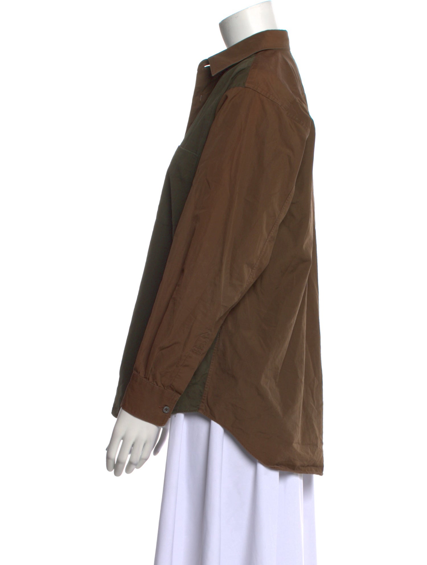 Comme des Garçons SHIRT Long Sleeve Button-Up Top