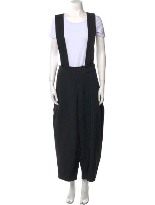 Comme des Garçons Wool Square Neckline Jumpsuit