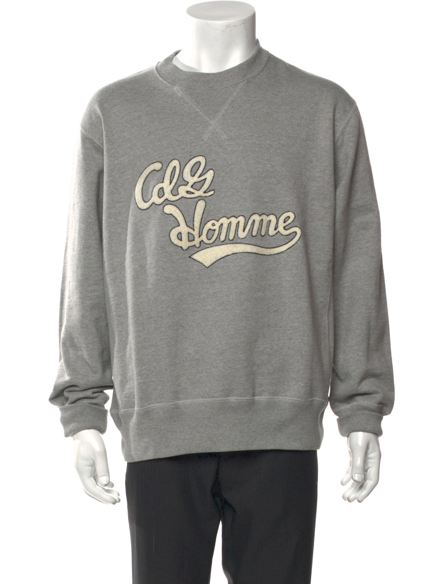 Comme des Garçons Homme Graphic Print Crew Neck Sweatshirt