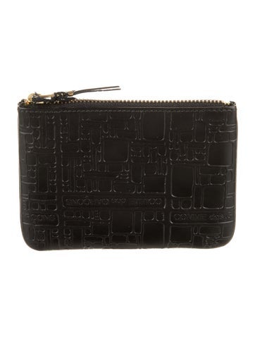 Comme des Garçons Wallets Dover Street x Embossed Leather Coin Pouch