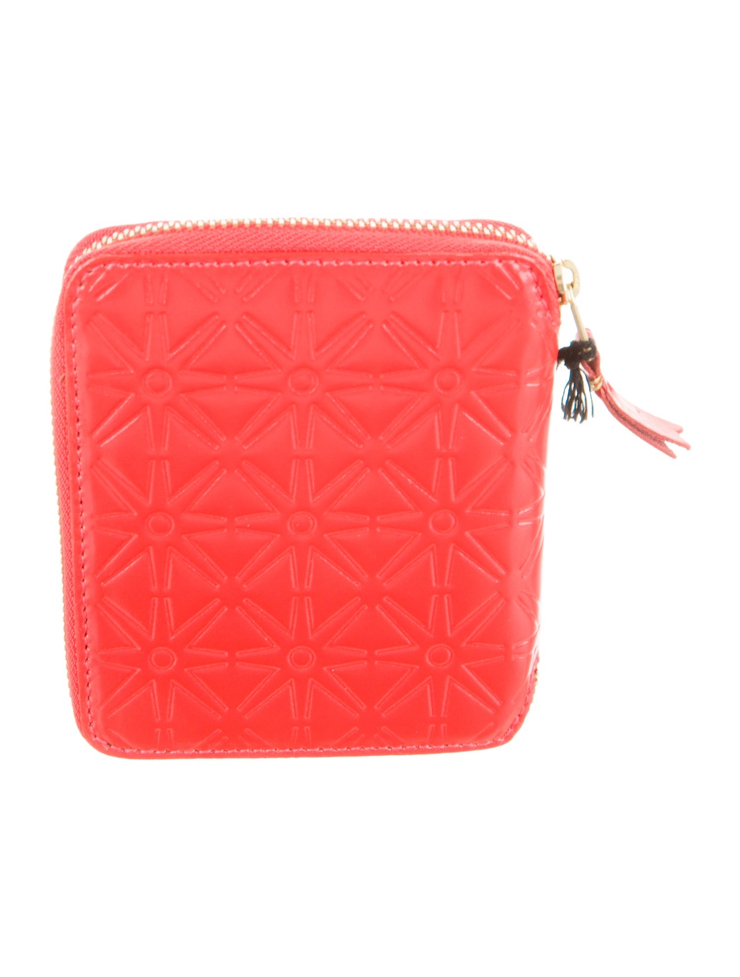 Comme des Garçons Embossed Leather Compact Wallet