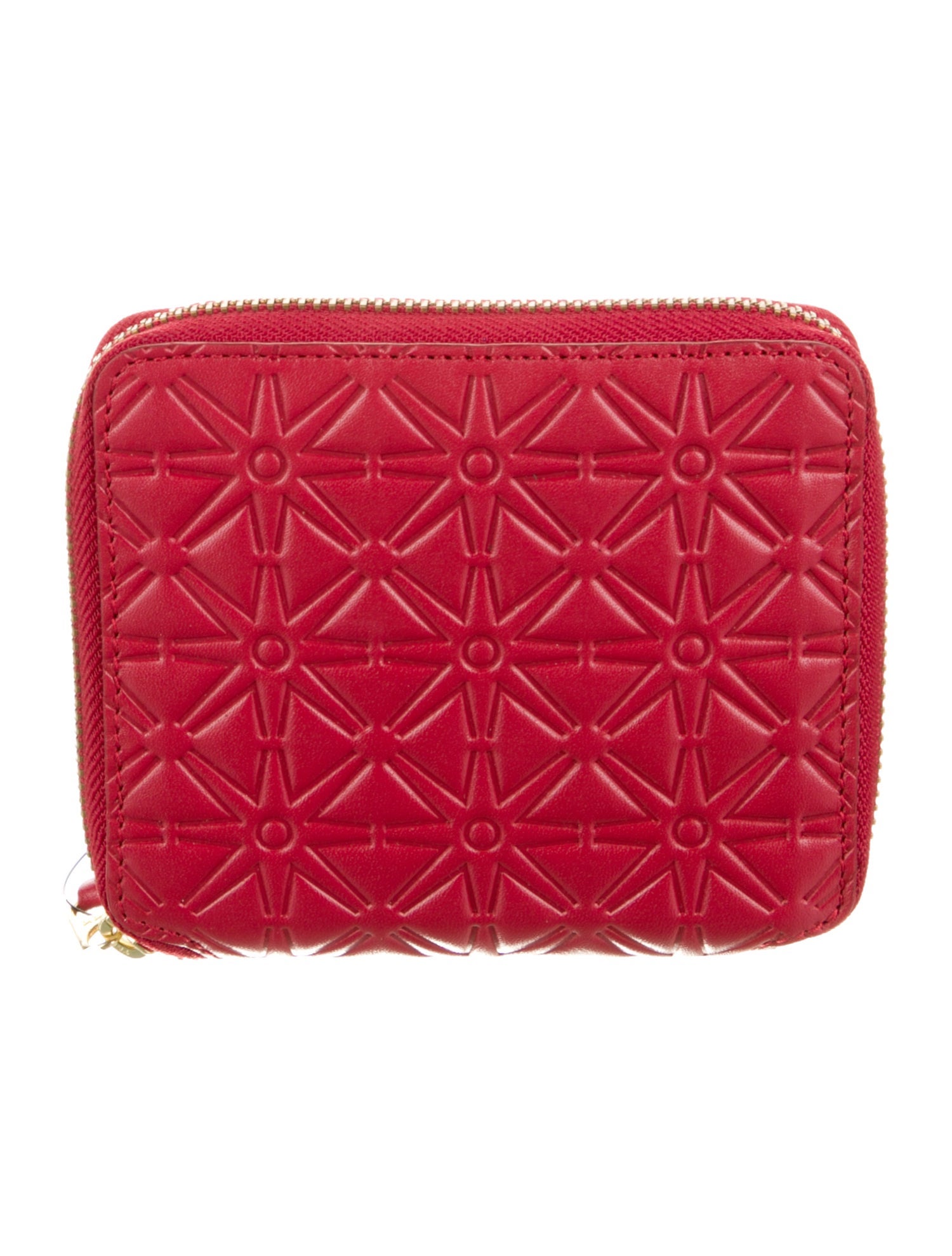 Comme des Garçons Leather Printed Compact Wallet