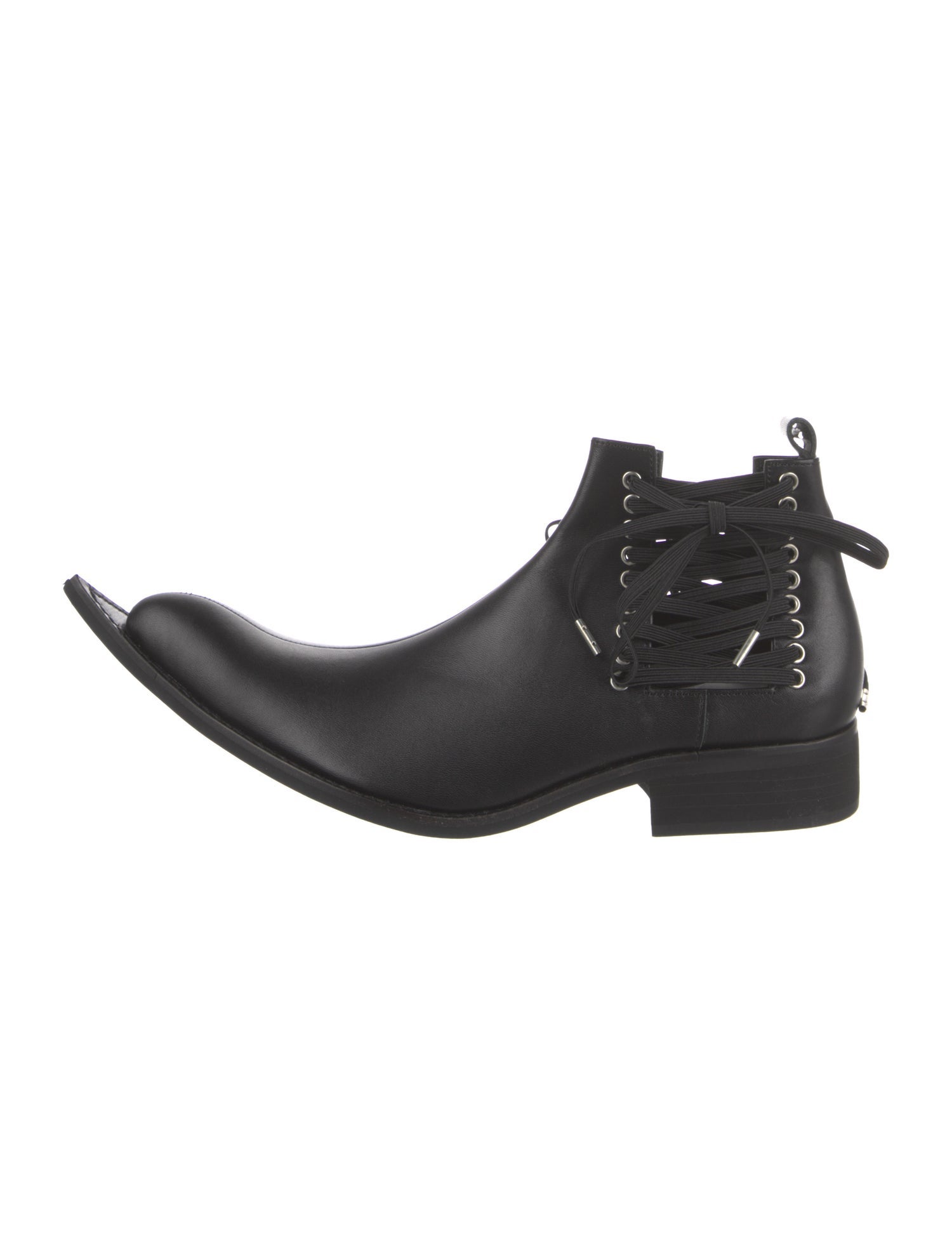 Comme des Garçons Leather Moto Boots