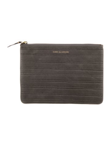 Comme des Garçons Wallets Leather Printed Coin Pouch