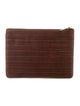 Comme des Garçons Leather Printed Pouch