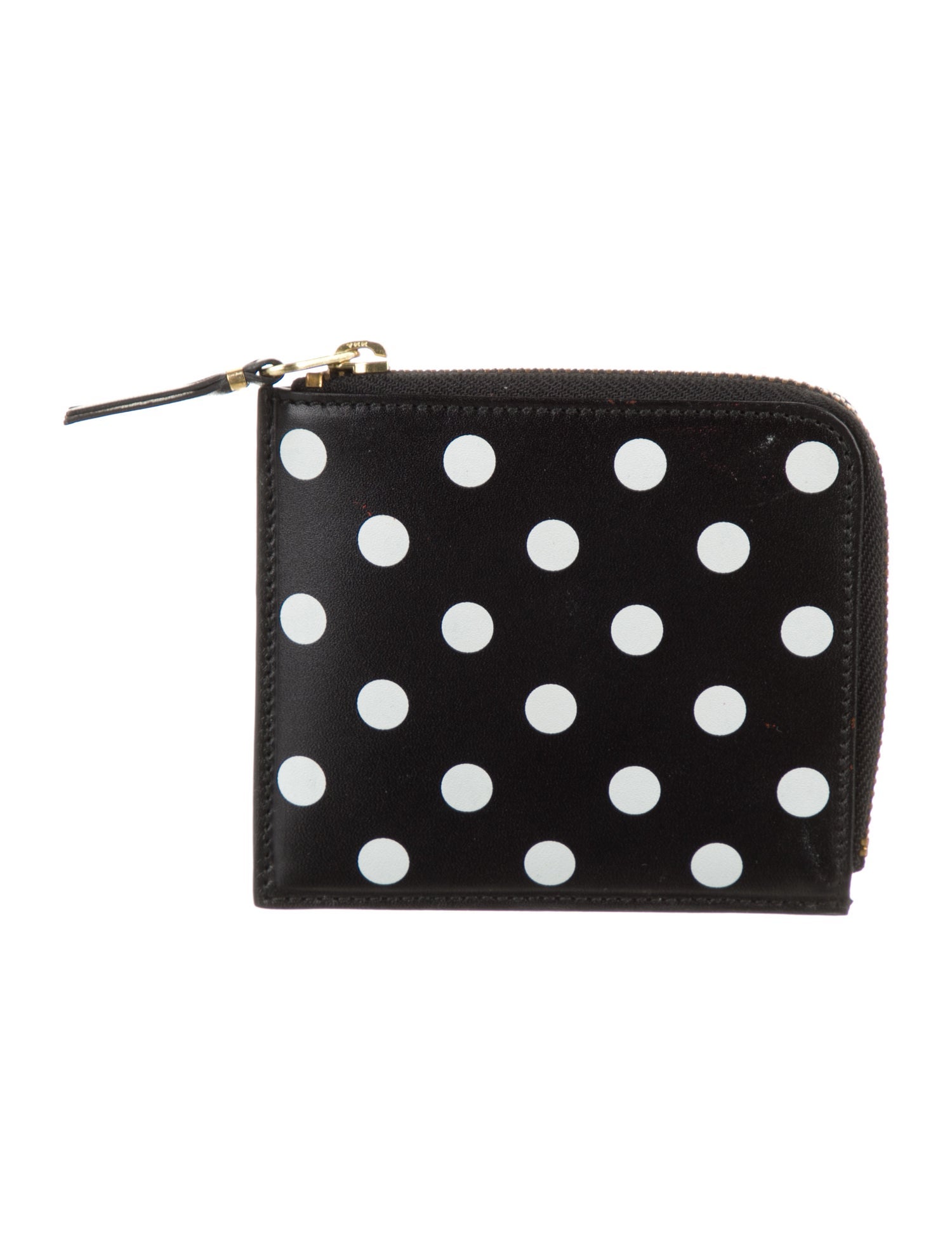 Comme des Garçons Leather Printed Wallet