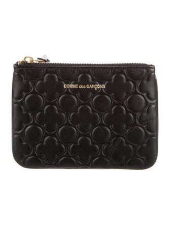 Comme des Garçons Leather Printed Pouch