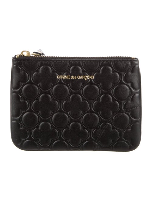 Comme des Garçons Leather Printed Pouch