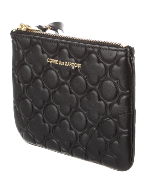 Comme des Garçons Leather Printed Pouch