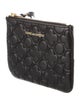 Comme des Garçons Leather Printed Pouch