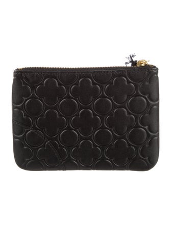 Comme des Garçons Leather Printed Pouch