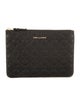 Comme des Garçons Leather Printed Pouch