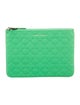 Comme des Garçons Leather Printed Pouch