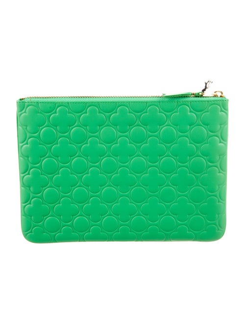 Comme des Garçons Leather Printed Pouch