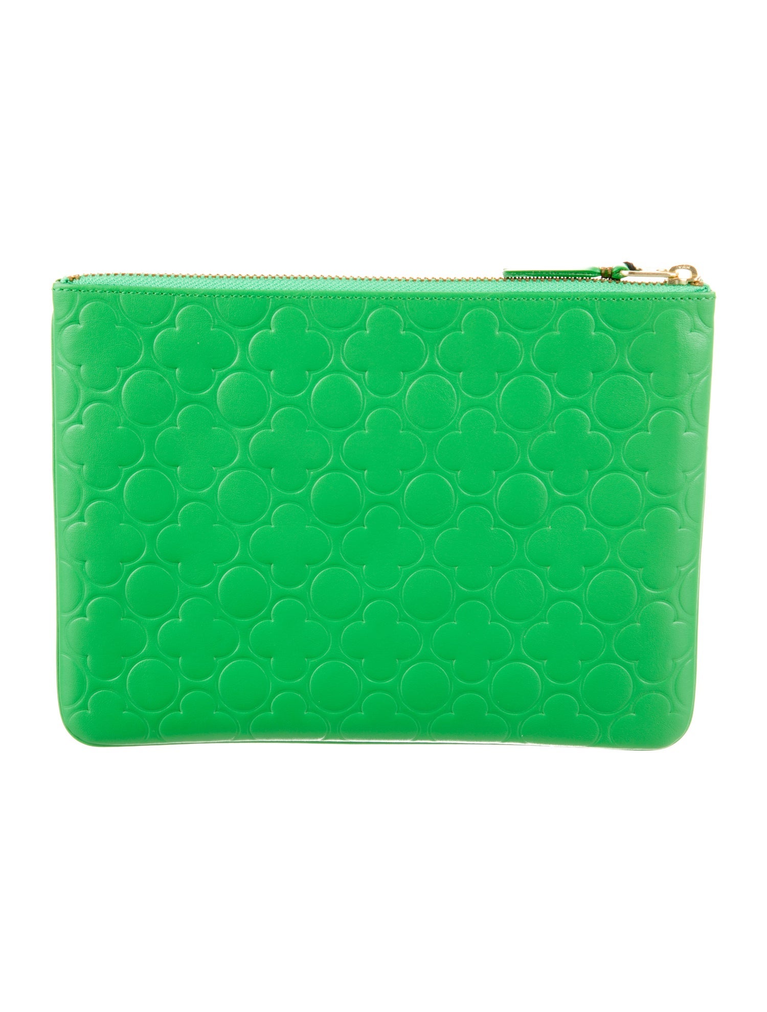 Comme des Garçons Leather Printed Pouch