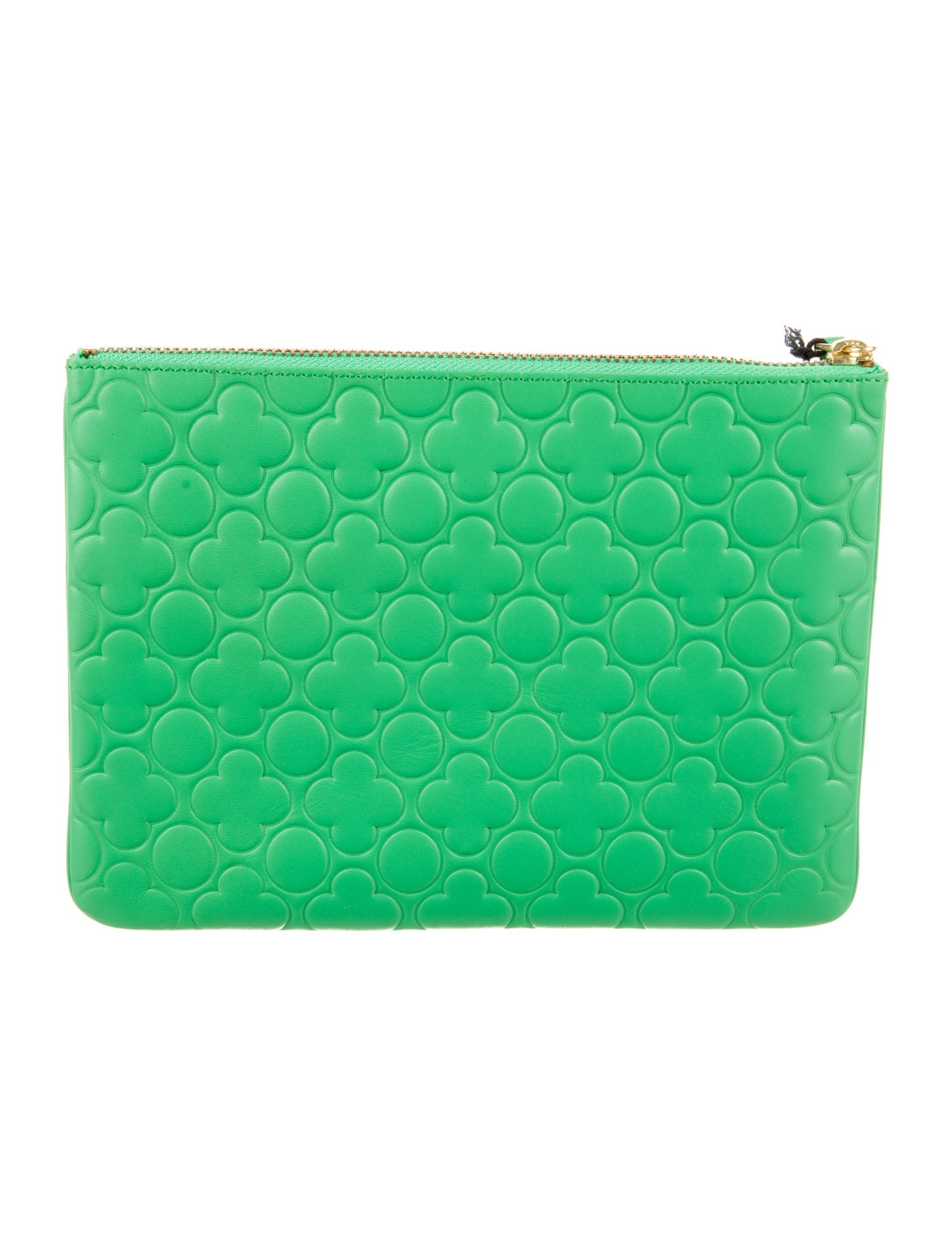 Comme des Garçons Leather Printed Pouch