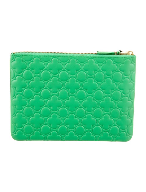 Comme des Garçons Leather Printed Coin Pouch