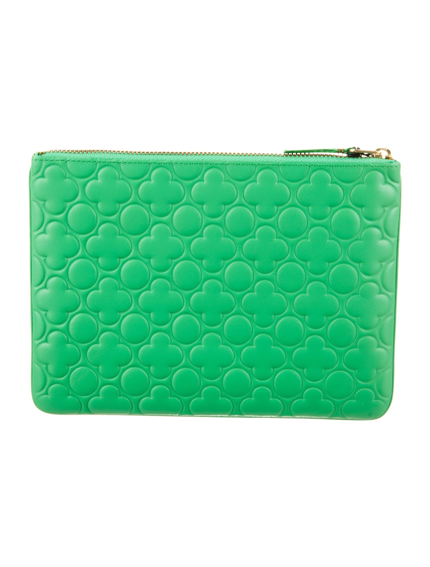 Comme des Garçons Leather Printed Coin Pouch