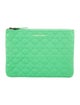 Comme des Garçons Leather Printed Pouch