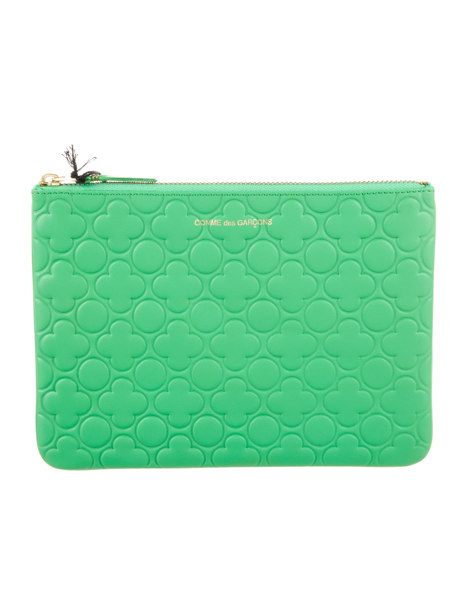 Comme des Garçons Leather Printed Coin Pouch