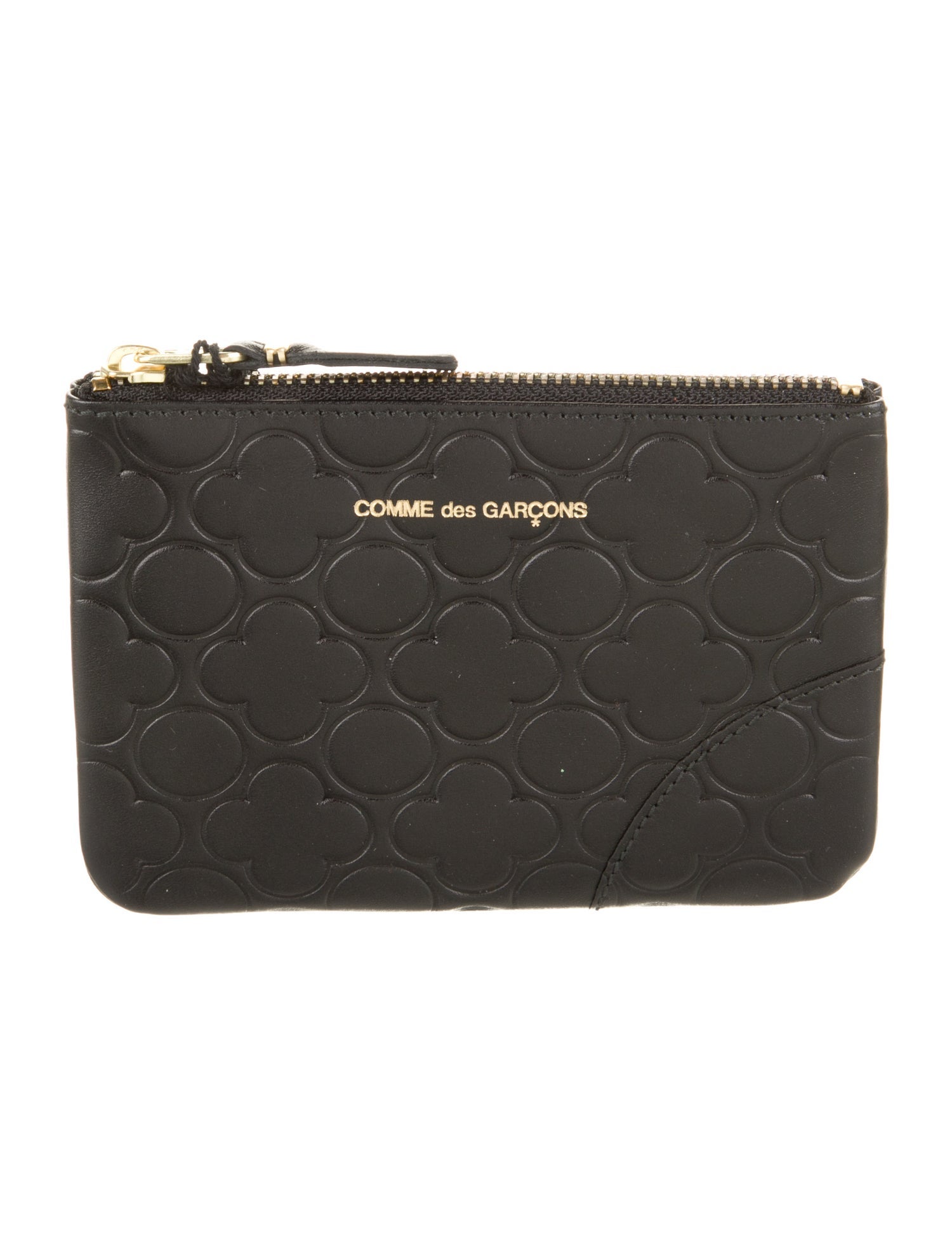 Comme des Garçons Leather Printed Pouch
