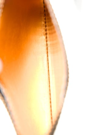 Comme des Garçons Leather Printed Pouch