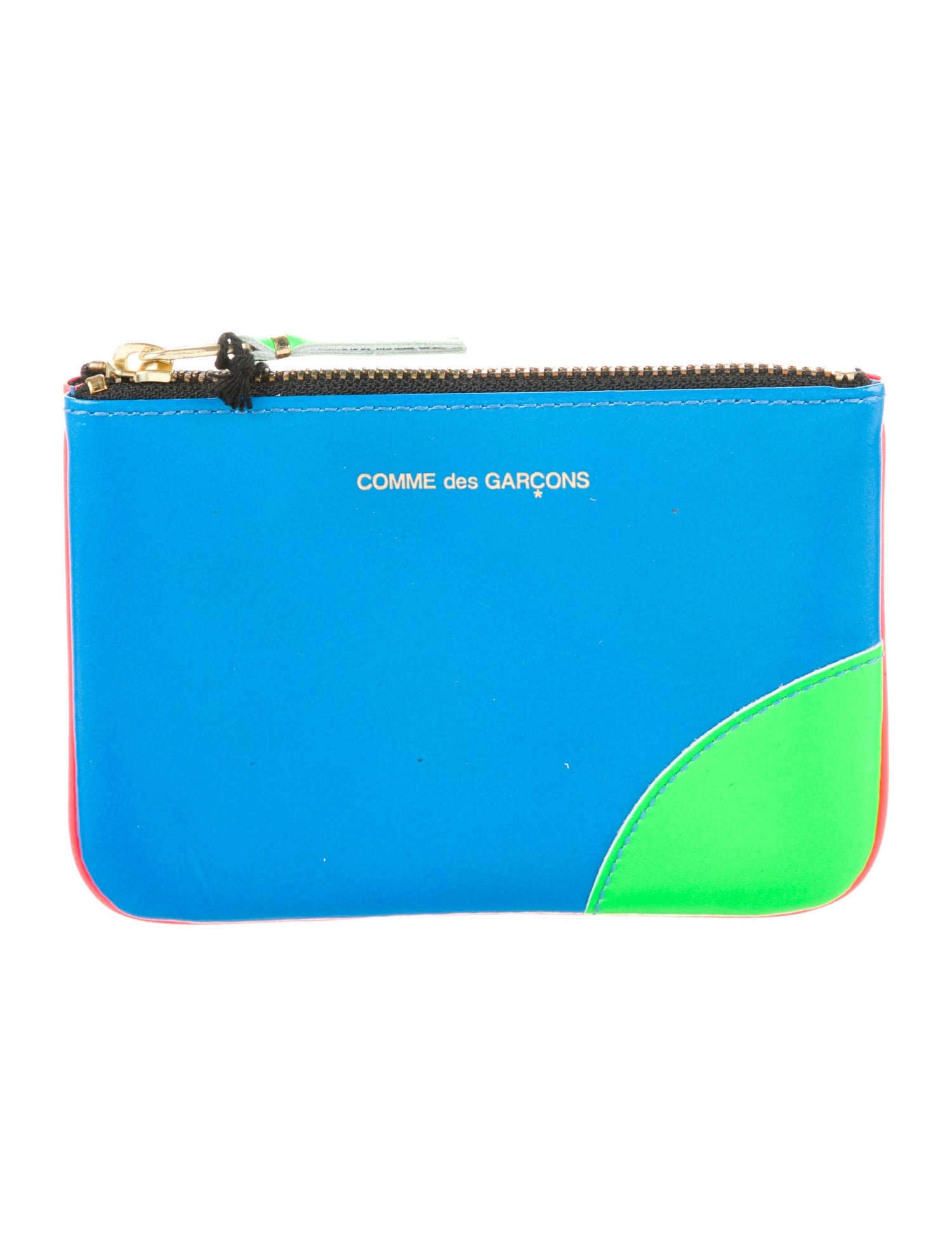 Comme des Garçons Leather Printed Coin Pouch