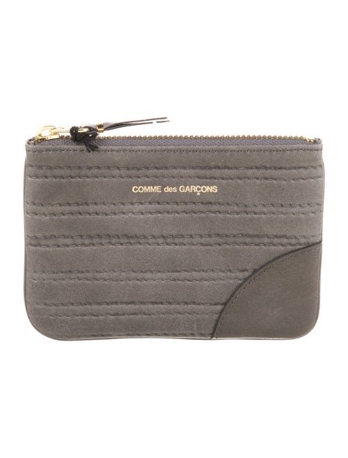 Comme des Garçons Leather Printed Pouch