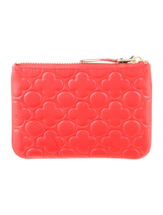 Comme des Garçons Leather Printed Pouch