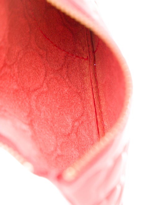 Comme des Garçons Leather Printed Pouch