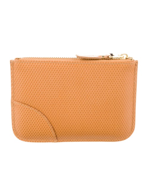 Comme des Garçons Leather Printed Pouch
