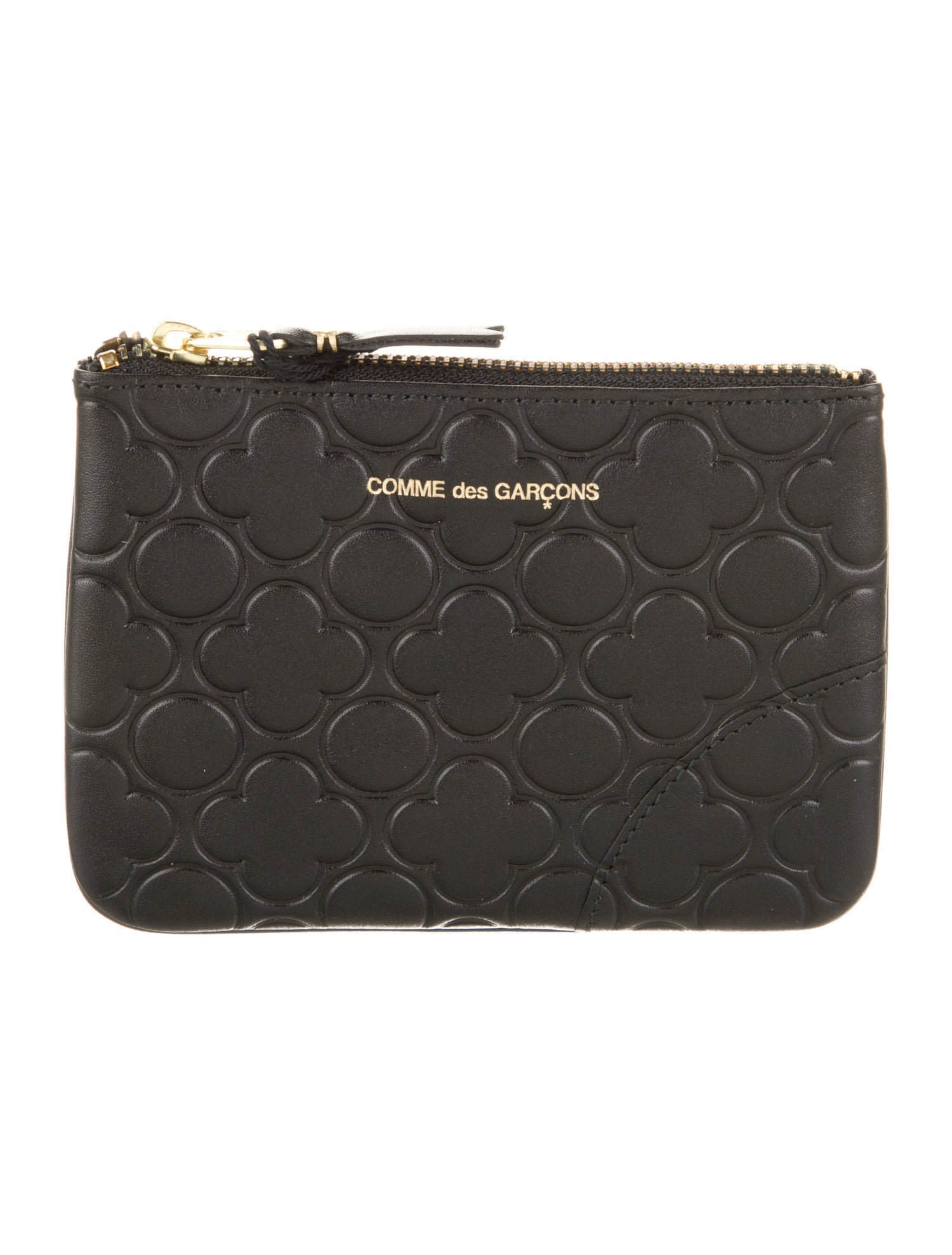 Comme des Garçons Leather Printed Pouch