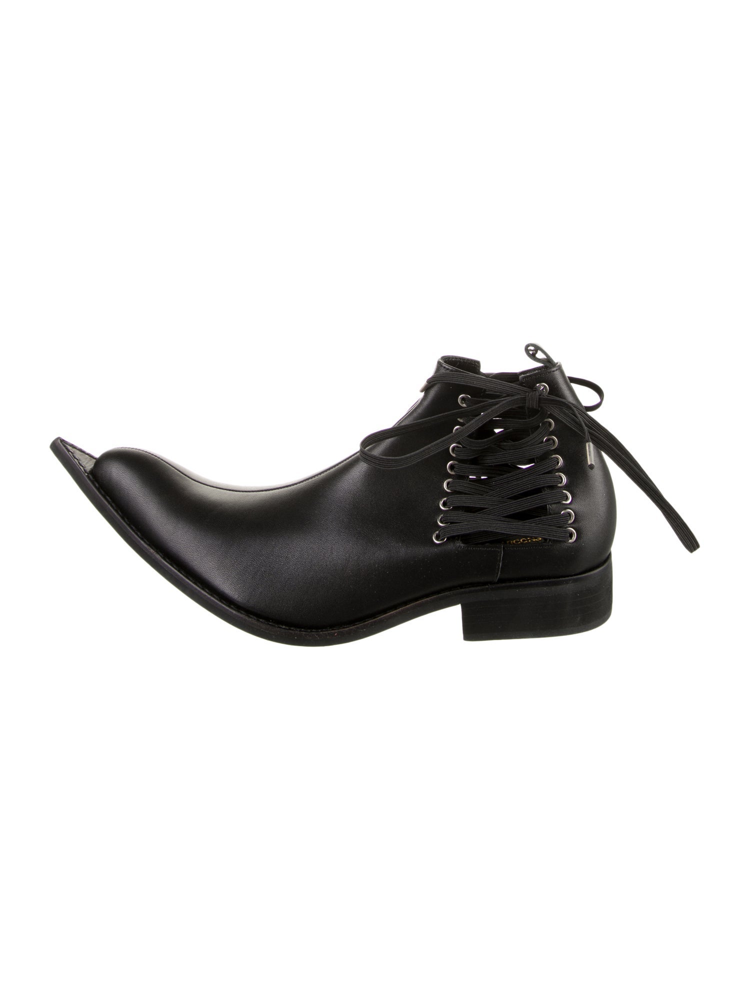 Comme des Garçons Leather Lace-Up Boots