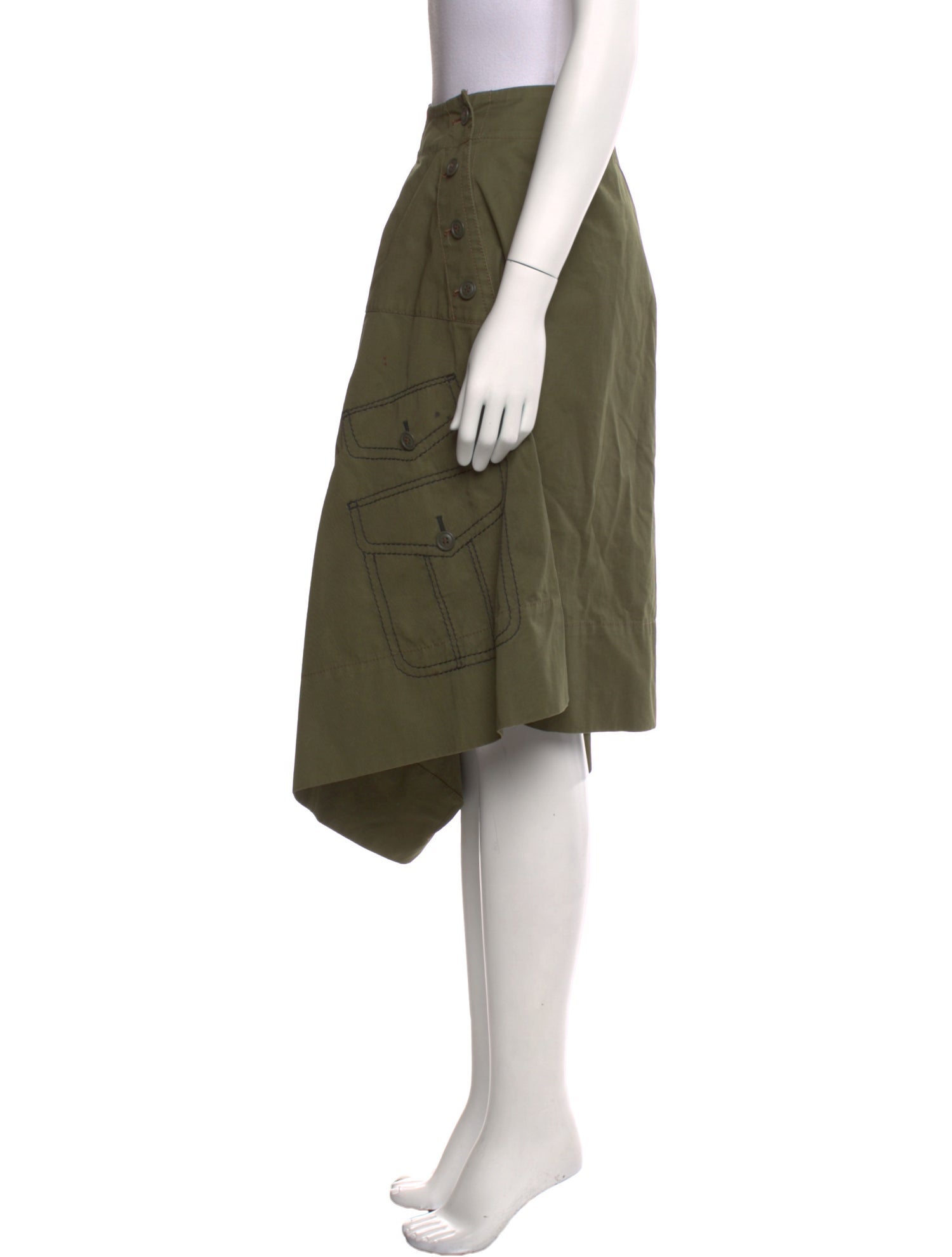 Comme des Garçons Midi Length Skirt