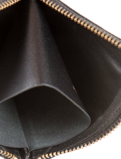 Comme des Garçons Leather Printed Coin Pouch