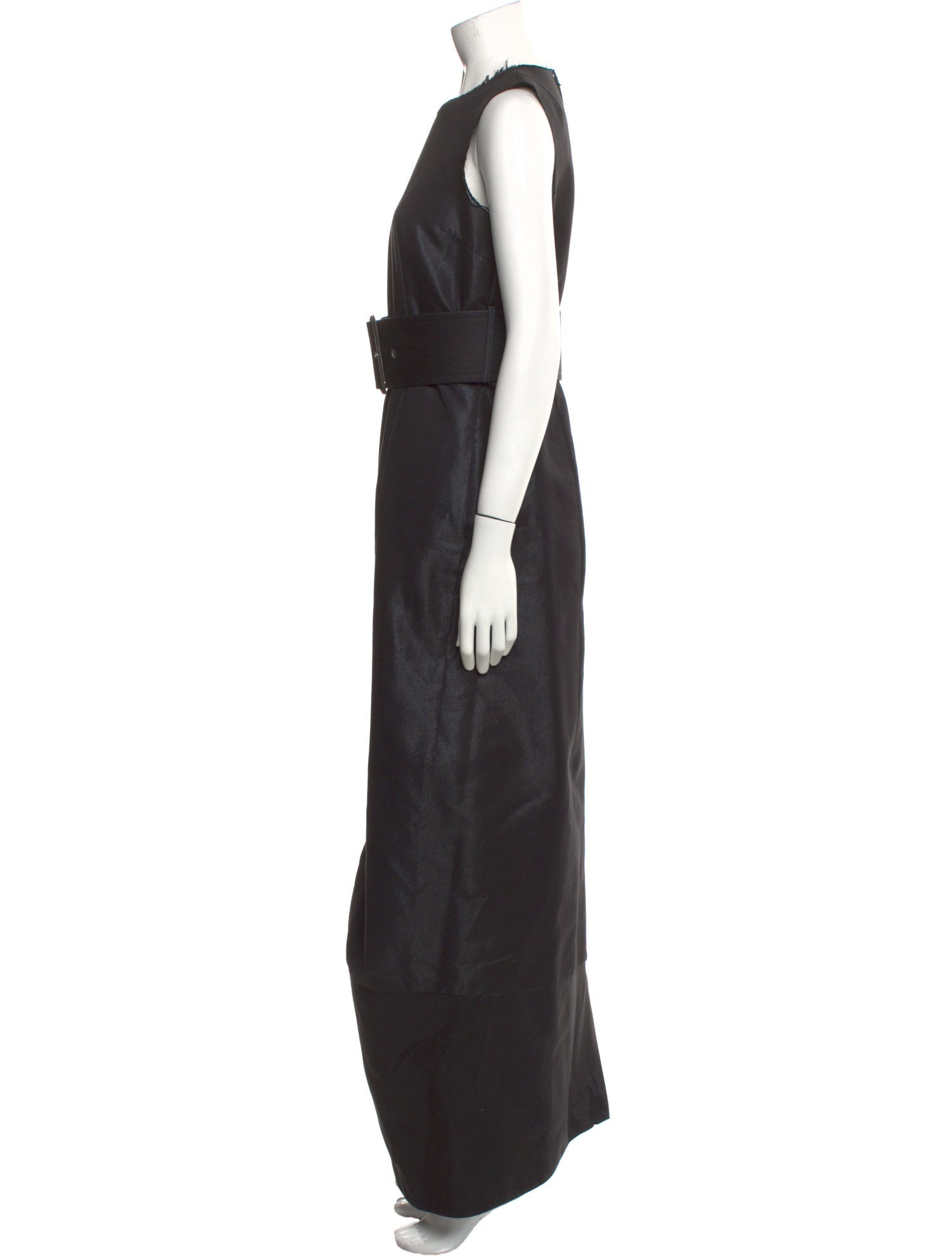 Comme des Garçons Crew Neck Long Dress