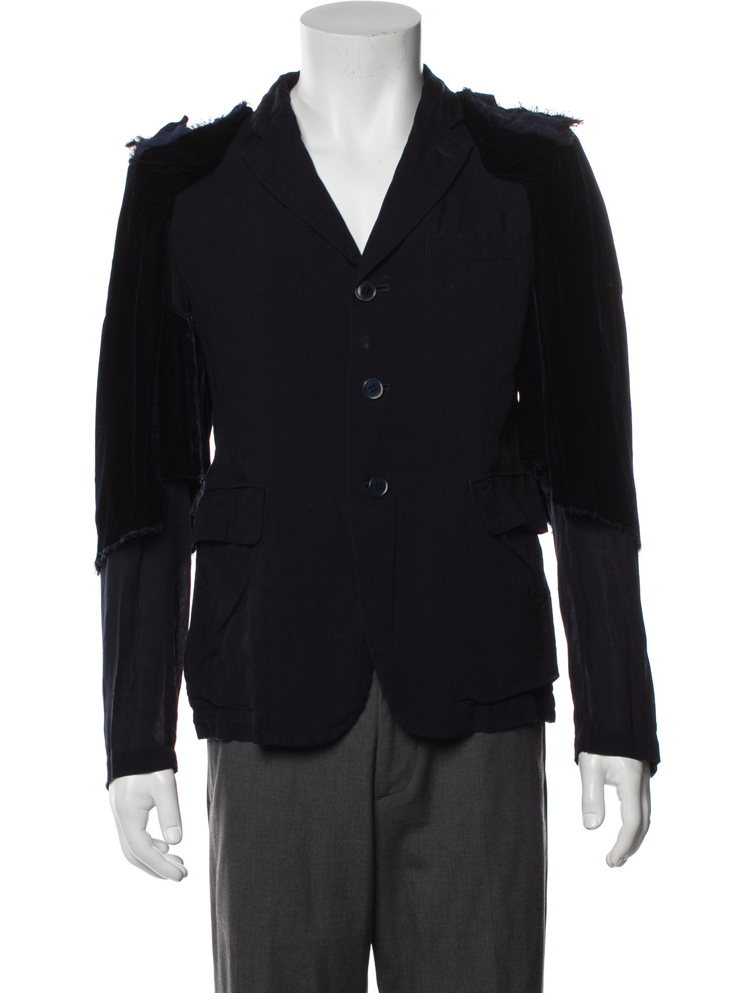 Comme des Garçons V-Neck Long Sleeve Blouse w/ Tags