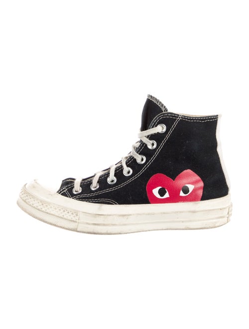 Comme des Garçons Play x Converse Canvas Printed Sneakers