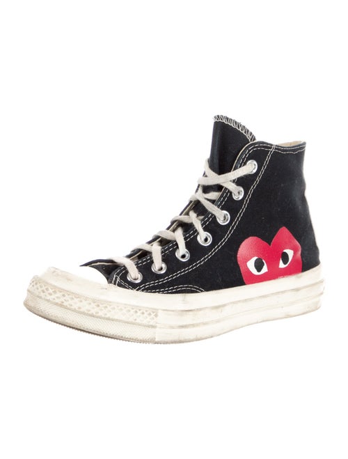 Comme des Garçons Play x Converse Canvas Printed Sneakers
