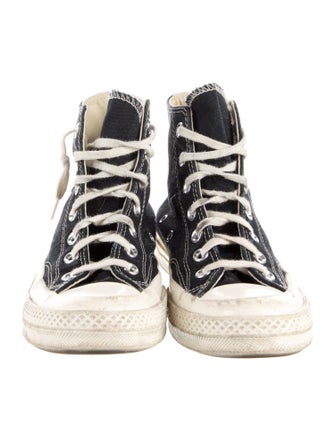 Comme des Garçons Play x Converse Canvas Printed Sneakers
