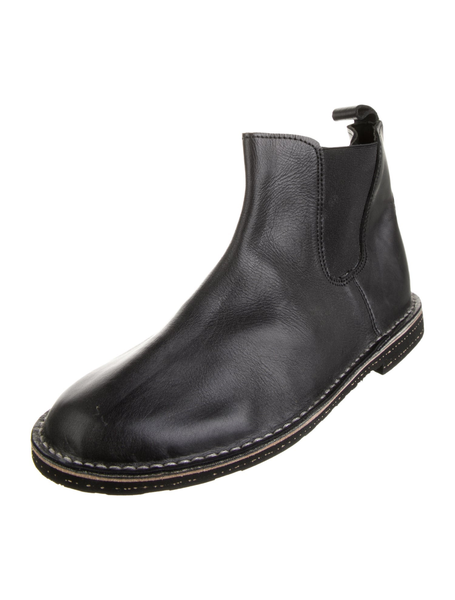 Comme des Garçons Leather Chelsea Boots