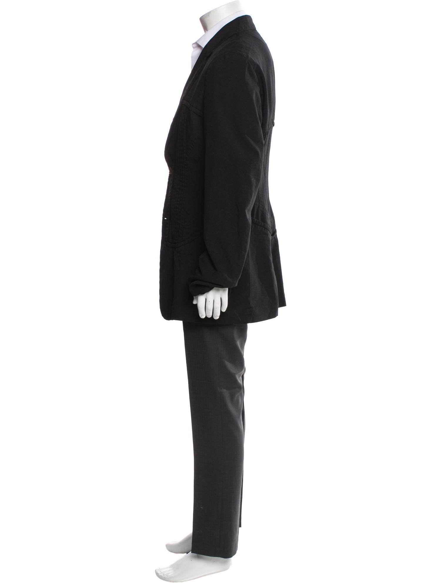 Comme des Garçons Pleated Accents Blazer
