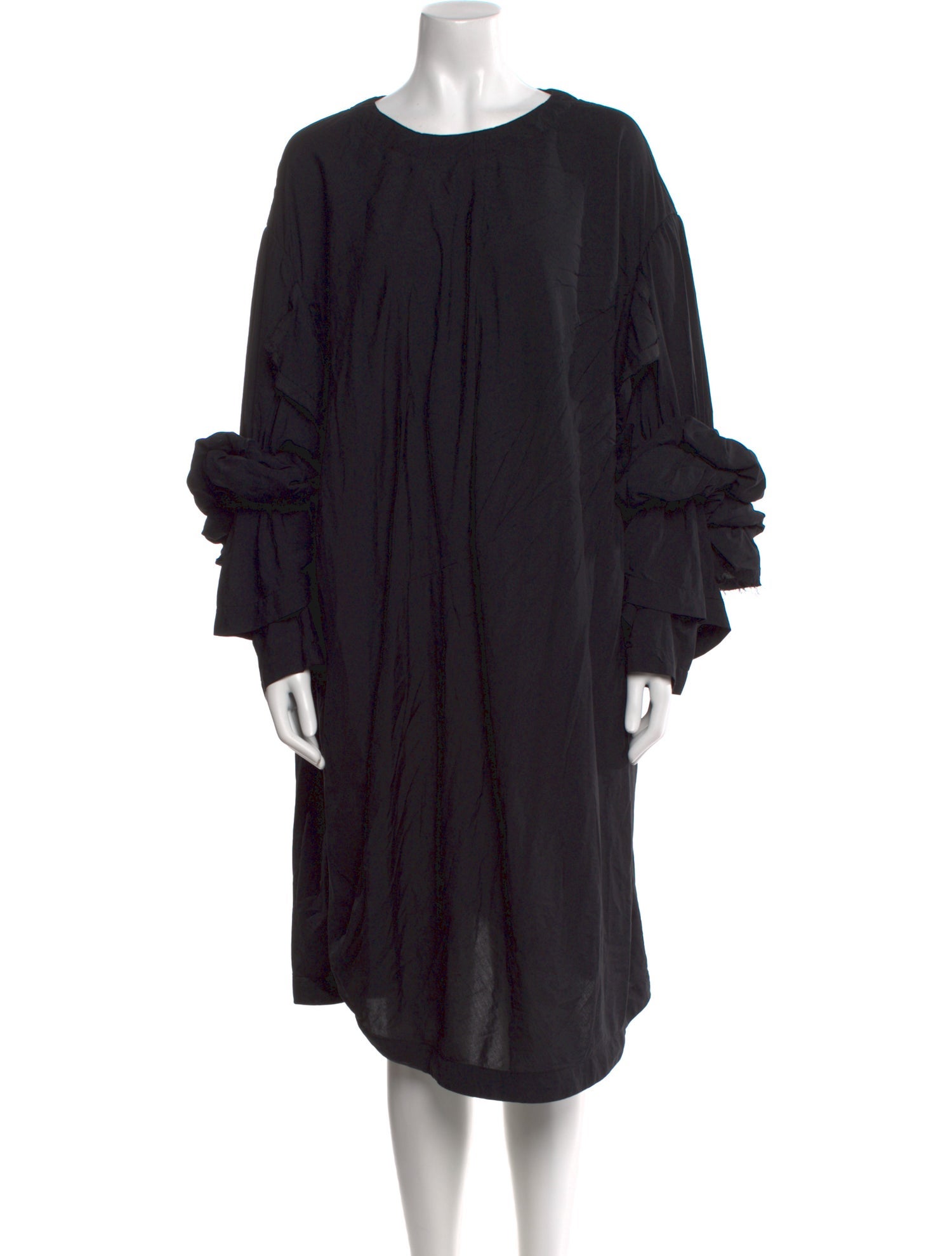 Comme des Garçons Scoop Neck Knee-Length Dress