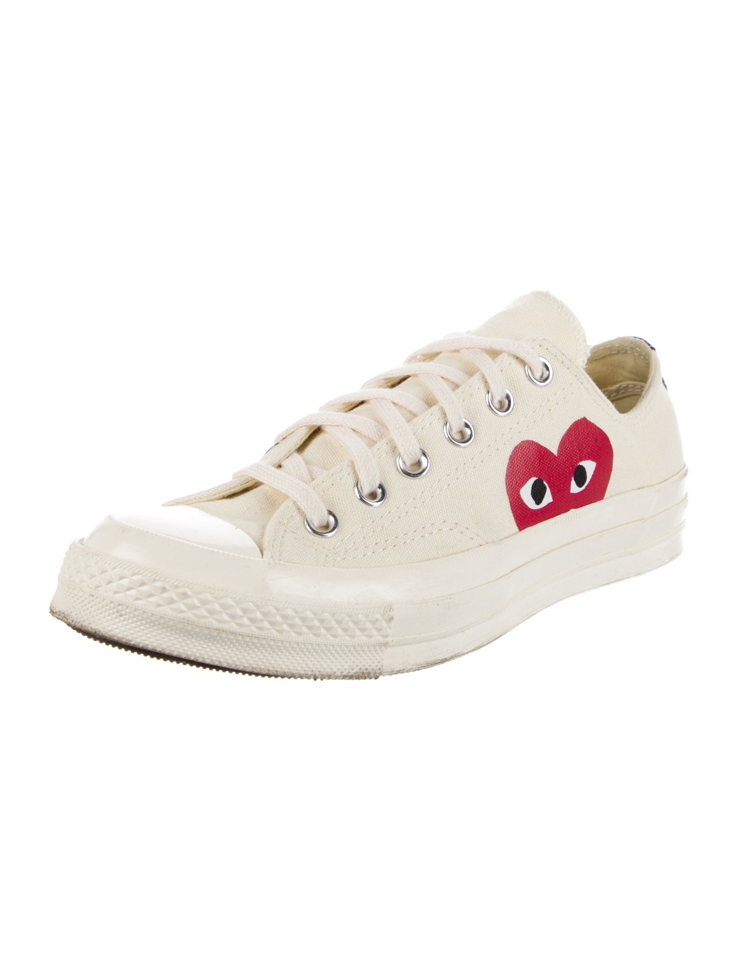 Comme des Garçons Play x Converse Canvas Printed Sneakers