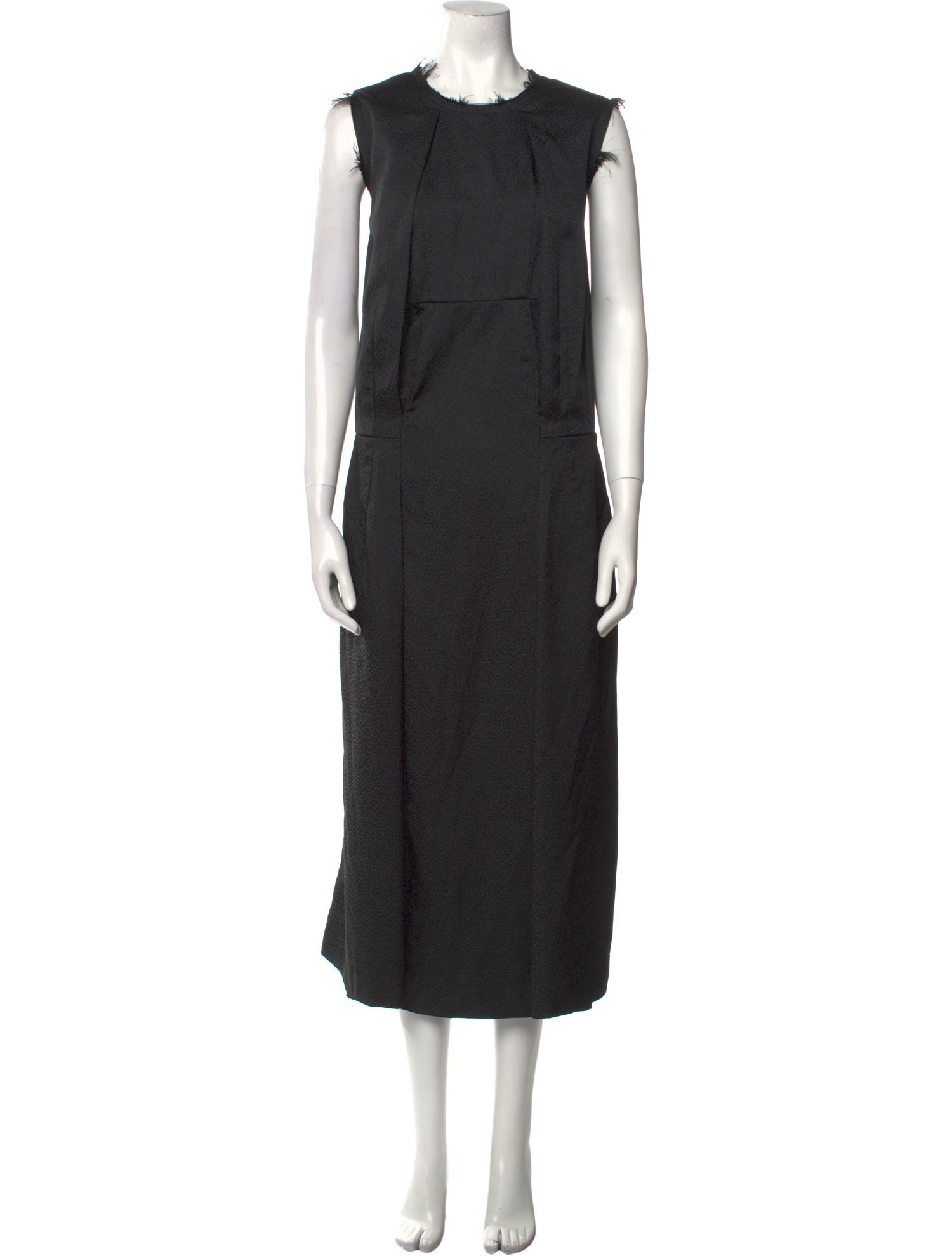 Comme des Garçons Crew Neck Long Dress