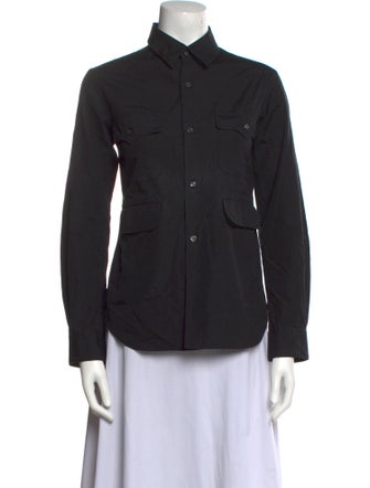 Comme des Garçons Long Sleeve Button-Up Top