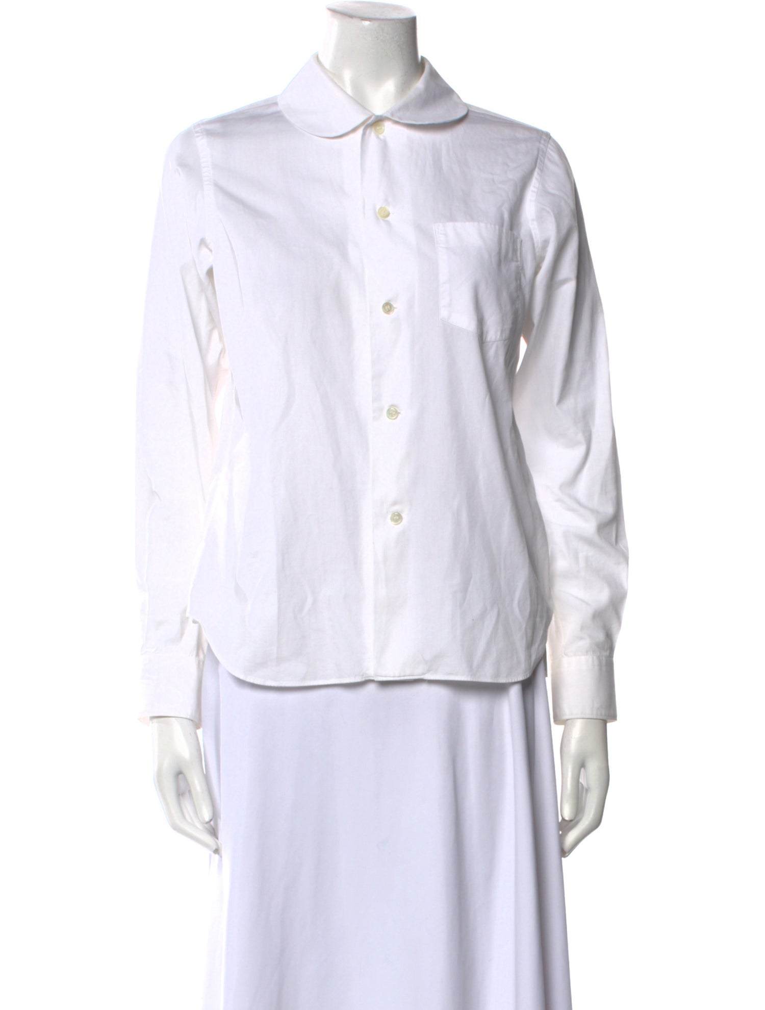 Comme des Garçons Long Sleeve Button-Up Top