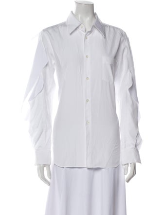 Comme des Garçons Long Sleeve Button-Up Top
