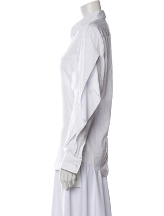 Comme des Garçons Long Sleeve Button-Up Top